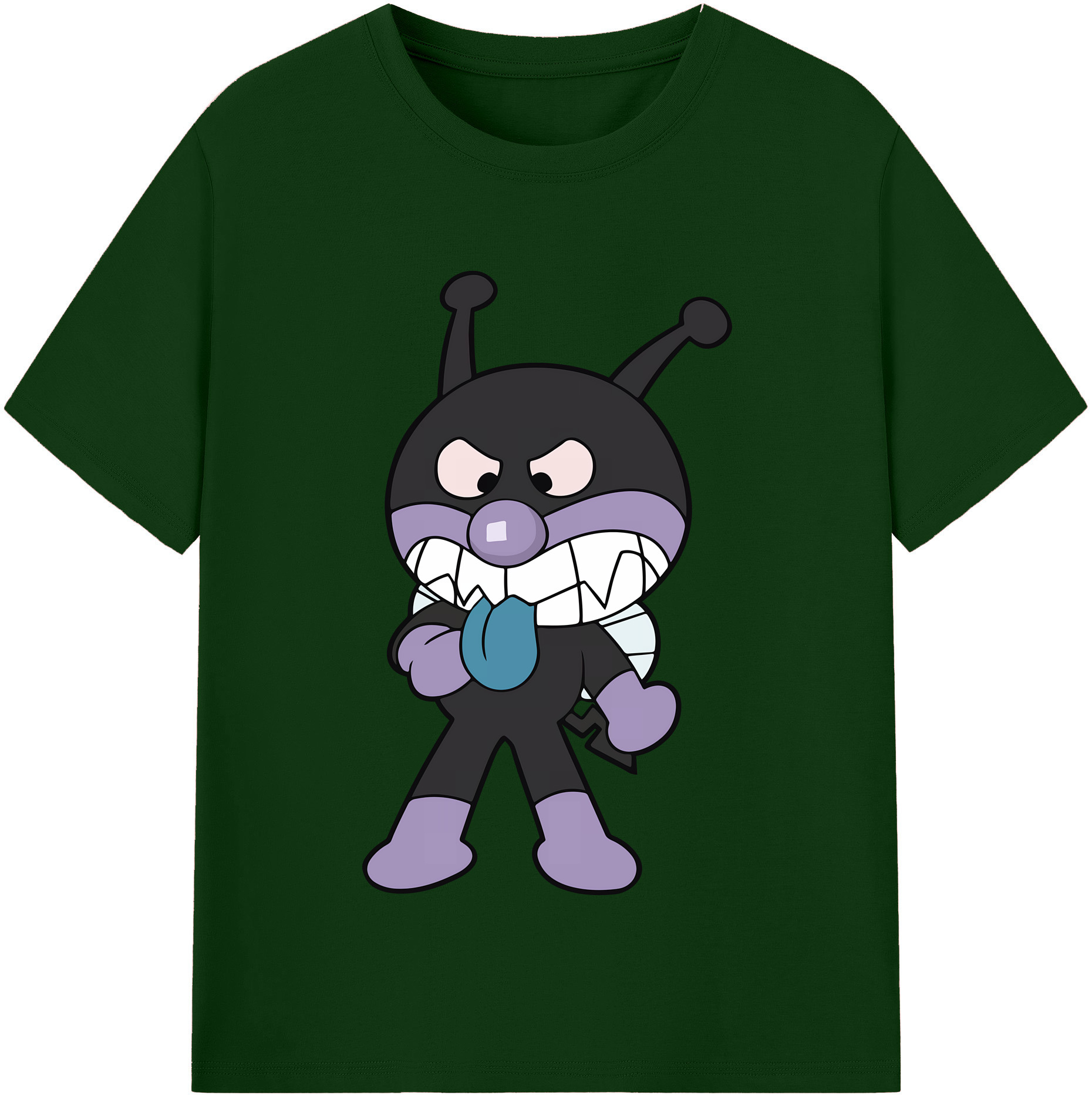 （画像用） アンパンマン Anpanman 綿100％半袖Tシャツ（フロントプリント）